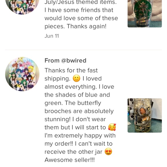 Assorted Jewelry Collection in Clear Container - Picture 10 of 11